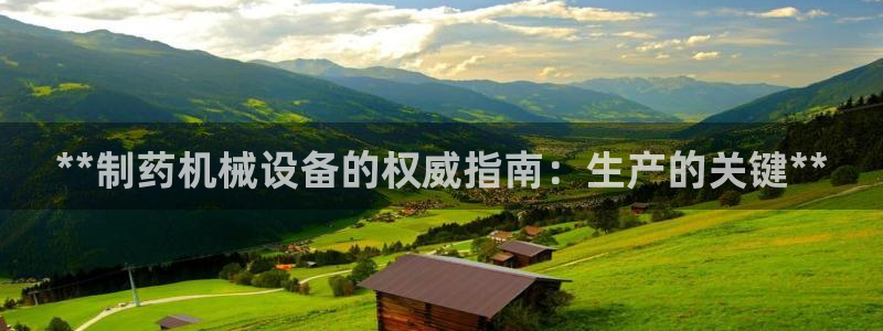 金年会体育app下载官网苹果：**制药机械设备的权威指南：生产的关键**